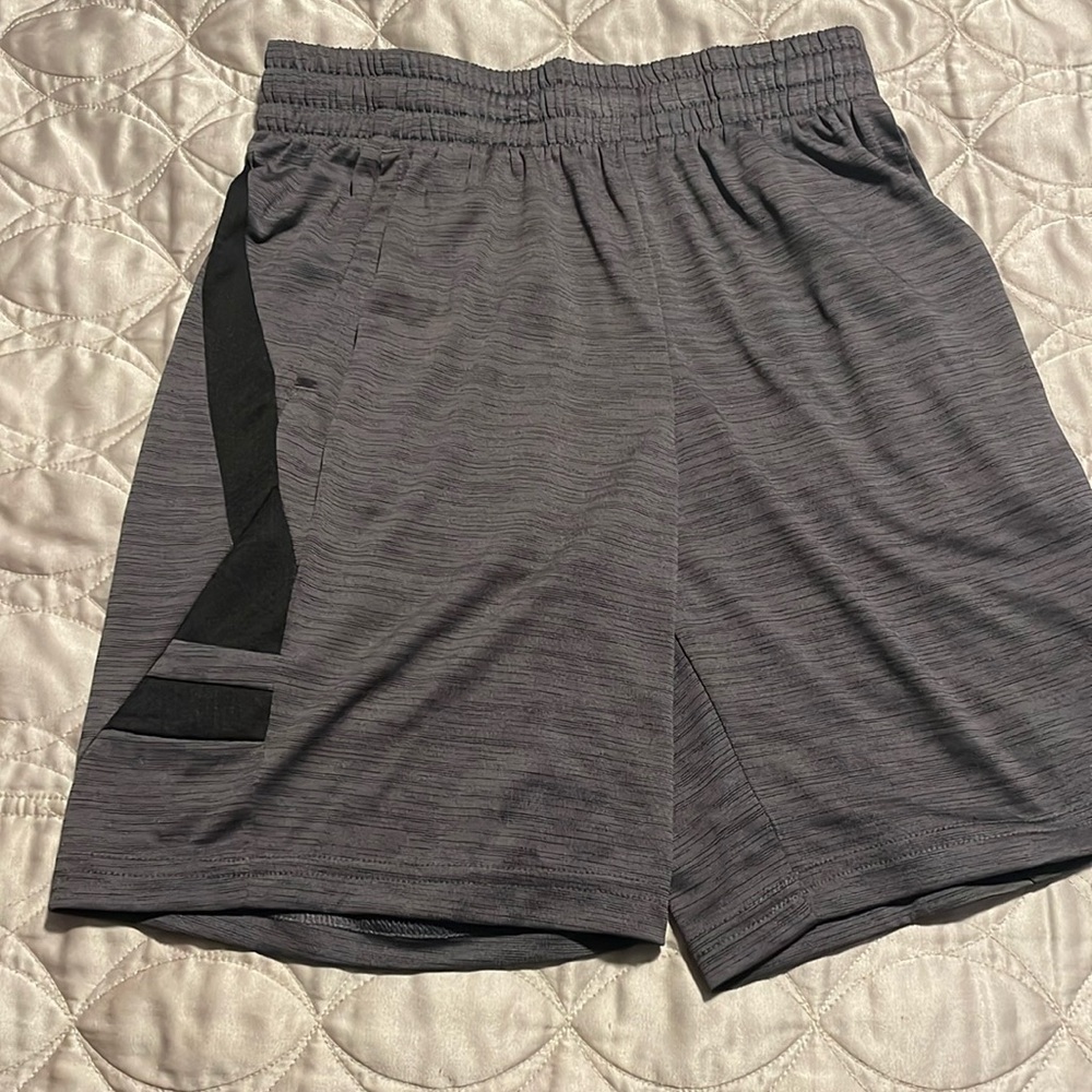 Gray basketball shorts